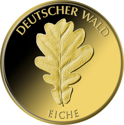 BRD 20 Euro 2010 Gold Eichenblatt stg. Mzz.: Historia Wahl 