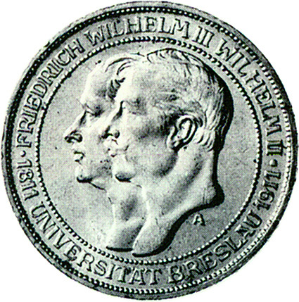 J.108 Preußen    3 Mark 1911  Universität Breslau  Sonderpreis