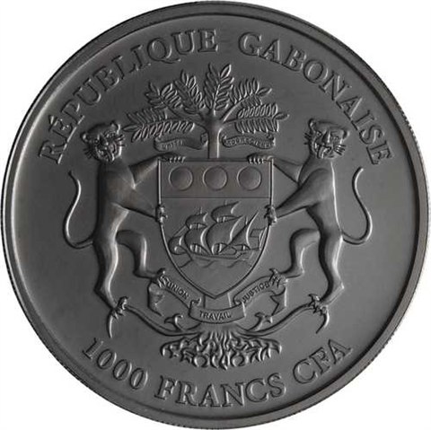 Gabun-1000 Francs-2016-AGstgl-Ruth-Black-Springbock-RS