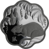 Kanada-15 Dollar-2020-AGpp-Jahr der Ratte-RS
