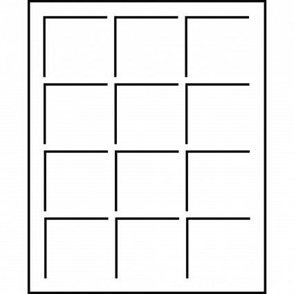 Zubehör bestellen 343108 - Tableaus S - Format 12 Felder bis 48 mm 