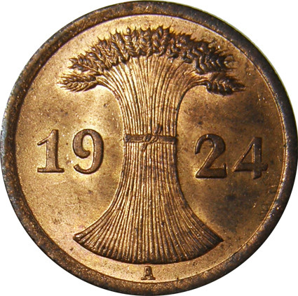 J.307 2 Rentenpfennig 1923 - 1924