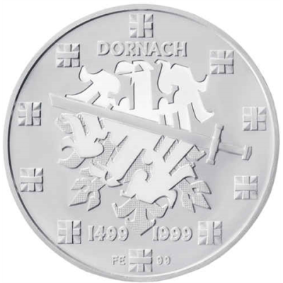 Schweiz-20Franken-1999-AGpp-SchlachtDornach-rs