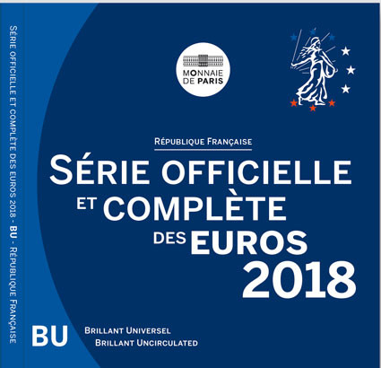 Frankreich 3,88 Euro 2018 stgl. KMS im Folder