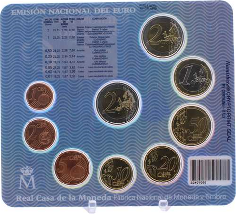 Spanien-5,88 Euro-2007-Stgl-KMS-RS