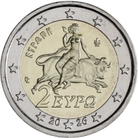 Griechenland-2 Euro-2026-Kursmünze-RS