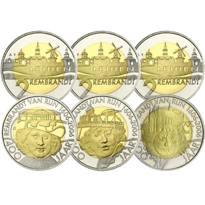 Niederlande-3-x-2-Leiden-Euro-2006-Rembrandt-I