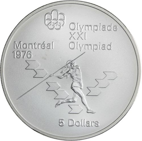 Kanada-14x10+14x5 Dollar-1973-1976-AGstgl-Olymp Montreal 76-Etui