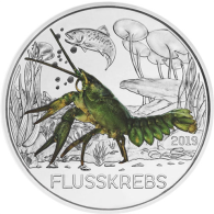 Österreich-3Euro-2019-Flusskrebs-RS