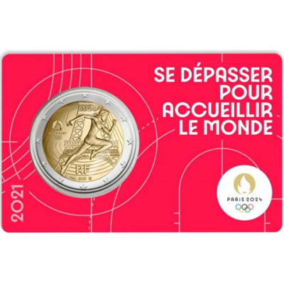 Frankreich-2-Euro-2021-bfr-Paris-2024-Olympische-Spiele-Nr-2-I