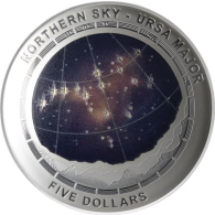 Australien-5 Dollar-2016-AGpp-Farbe-Northern Sky-RS