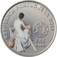 Portugal 2,5 Euro 2012 José Malhoa-II in Farbe