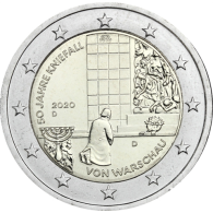 Deutschland-2-Euro-2020-Kniefall-von-Warschau-D-stgl