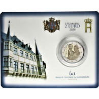 Luxemburg-2-Euro-2020-Prinz-Charles-Mzz-Löwe-Coin-Card-I