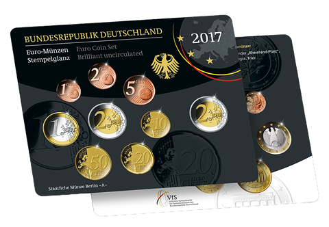 Deutschland 2017 5,88 Euro Porta Nigra stgl, Coincard