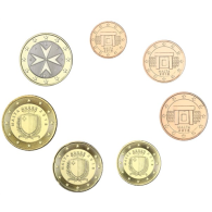 Malta 1 Cent bis 1 Euro 2018