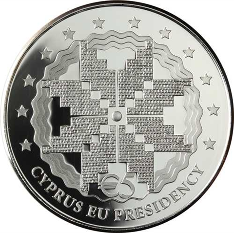 Zypern 5 Euro 2012 PP EU Presidentschaft I