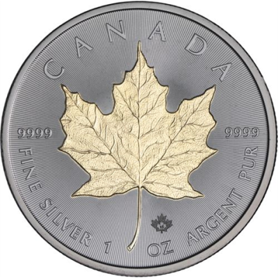 Kanada-5 Dollar-2015-AGstgl-Maple Leaf- Ruth-Black-Gold-RS
