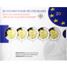 2 Euro Komplettsatz 2018 Helmut Schmidt Polierte Platte im Folder der VFS