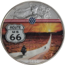 USA-1 Dollar-2020-AGstgl-FD-Farbe-Eagle Route 66-RS
