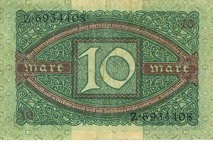Ro63-DeutschesReich-10Mark-1920-Reichsbanknote-RS