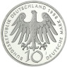 Deutschland 10 DM Silber 1998 Stgl. Die Heilige Hildegard von Bingen