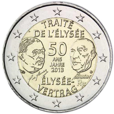 Frankreich-2Euro-2013-bfr-Elysee-Vertrag-RS