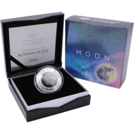 Australien-5 dollar-2019-AGpp-Moon -Mond-Etui