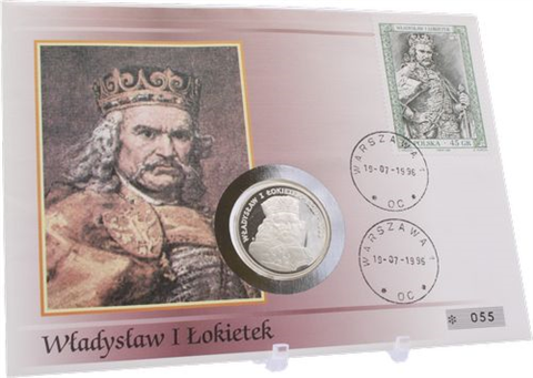 Polen-500Zloty-1986-AGpp-Lokietek-Numisbrief-RS