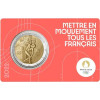 Frankreich 2 Euro 2022 - Paris 2024 - Diskuswerfer CoinCard Rot