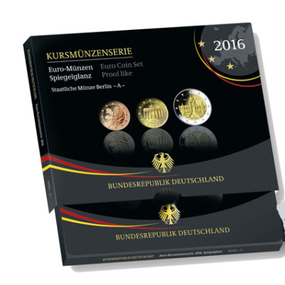 Deutschland 5,88 Euro Kurssatz 2016 Dresdner Zwinger 