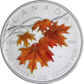 Kanada-5 Dollar-2007-AGstgl-Sugar Maple- Farbe Orange-RS