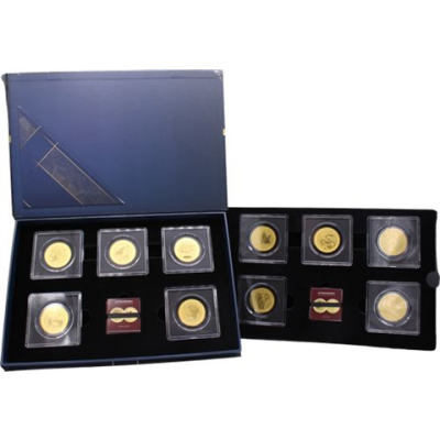 Tschad-10x5000 Francs-2025-AU-Bullion Coins of the World-Etui