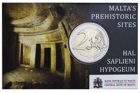 Malta-2-Euro-2022-stgl-Hypogäum-von-Hal-Saflieni-Coincard-RS