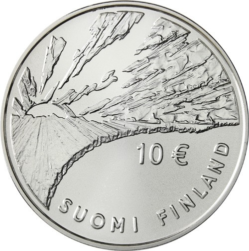 Finnland-10-Euro-2006-AgStgl-Snellman-RS
