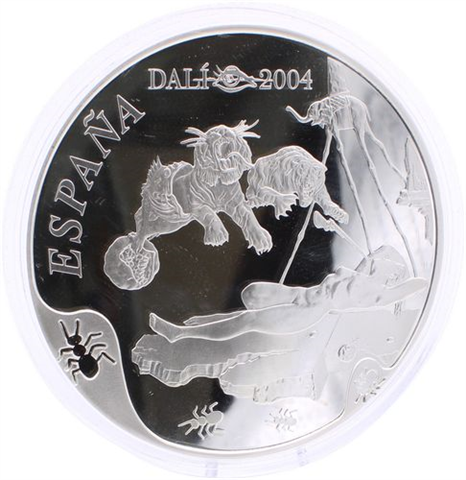 Spanien-50 Euro+3x10 Euro-2004-AGpp-Dali-Etuis