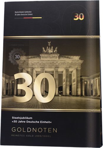 Deutschland-6x0,5GrammGold-30JahreEinheit-Album I