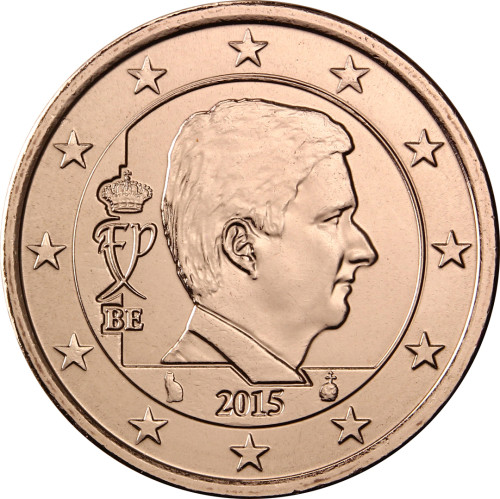 Belgien 2 Cent 2015 bfr.  König Philippe