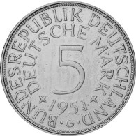  Silberadler – Die 5 DM Umlaufmünzen von 1951-1974