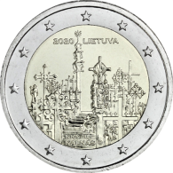 Litauen-2-Euro-2020-Berg-der-Kreuze-I