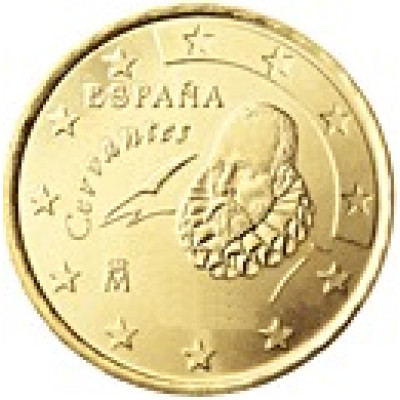 Spanien 10 Cent 2001 bfr. Miguel de Cervantes