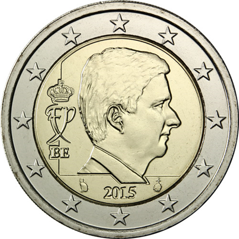 Belgien-2Euro-2015-Stgl-KönigPhilippe-RS