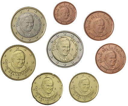 Vatikan 3,88 Euro Benedikt XVI. gemischte Jahrgänge