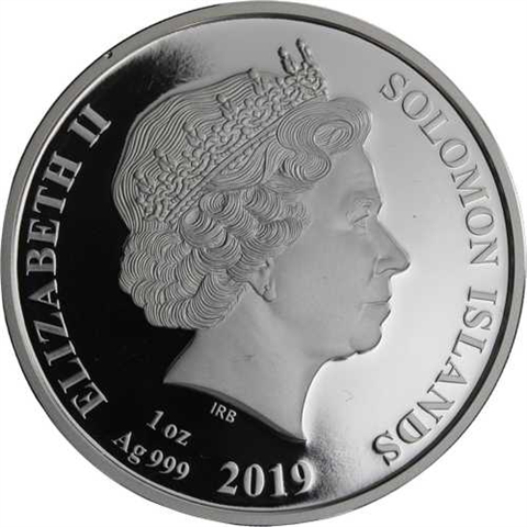 Salomonen-5 Dollar-2019-AGpp-Todestag Da Vinci-RS