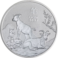 Australien-1 Dollar-2027-AGstgl-LunarIII-Ziege-RS