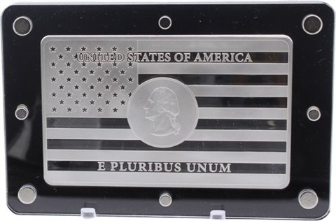 USA-2xQuarter in Barren-1999-2014-AGpp-15 Jahre Quarter Dollar-Etui