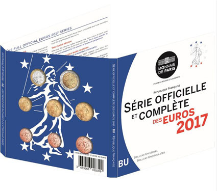 Frankreich 3,88 Euro 2017 stgl. KMS im Folder