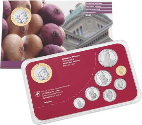 Schweiz-18,85Franken-2011-Stgl-Kurssatz Zwiebelmarkt