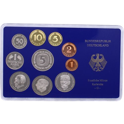 Deutschland-12,68 DM-1987-PP-Kurs-Blister-MzzG-RS