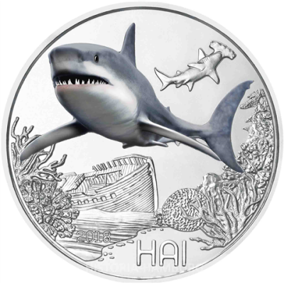 Österreich 3 Euro 2018 Hai I